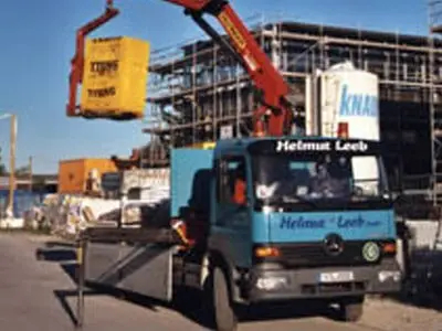 Kranfahrzeug der Tip Top GmbH in Ismaning