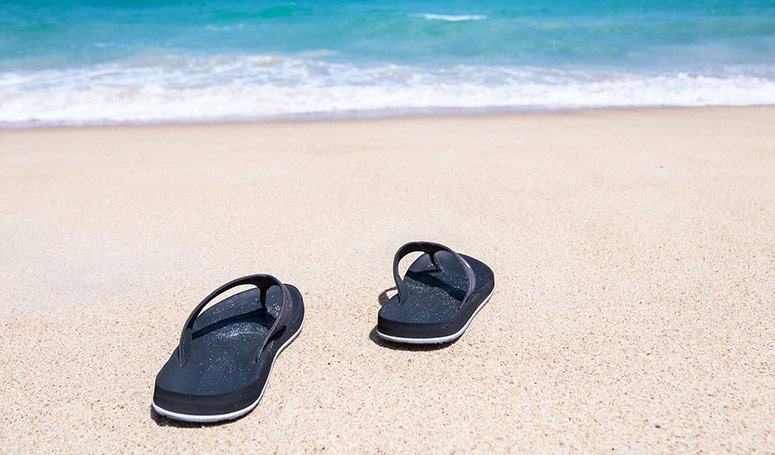 FlipFlops am Strand