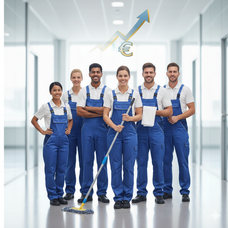 Neuer Mindestlohn für Gebäudereiniger ab Januar '26